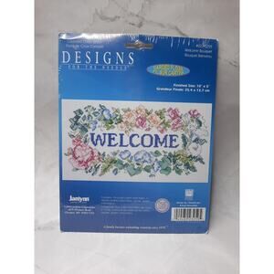 Designs for the Needle Counted Cross Stitch Kit Welcome Bouquet 023 0259